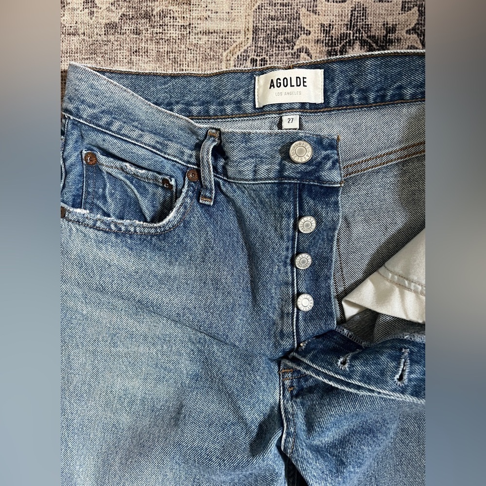 Agolde Riley Straight Crop Jean - Picture 5 of 8